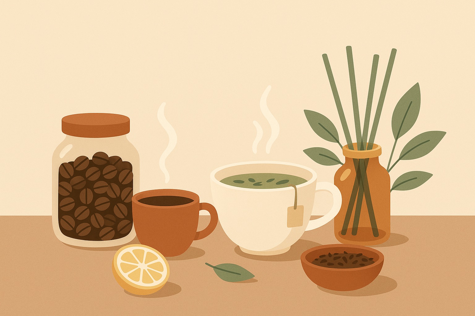 Ilustración: Cómo hacer ambientadores naturales con té, café y otras infusiones naturales