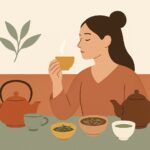 Ilustración: L’Asie et les différents types de thé
