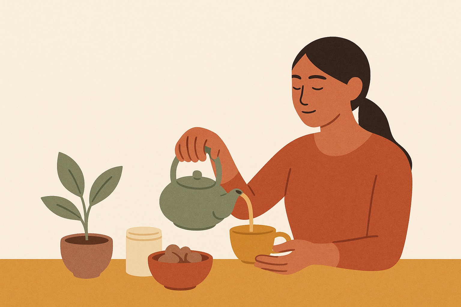 Ilustración: La tradición del té en Taiwán