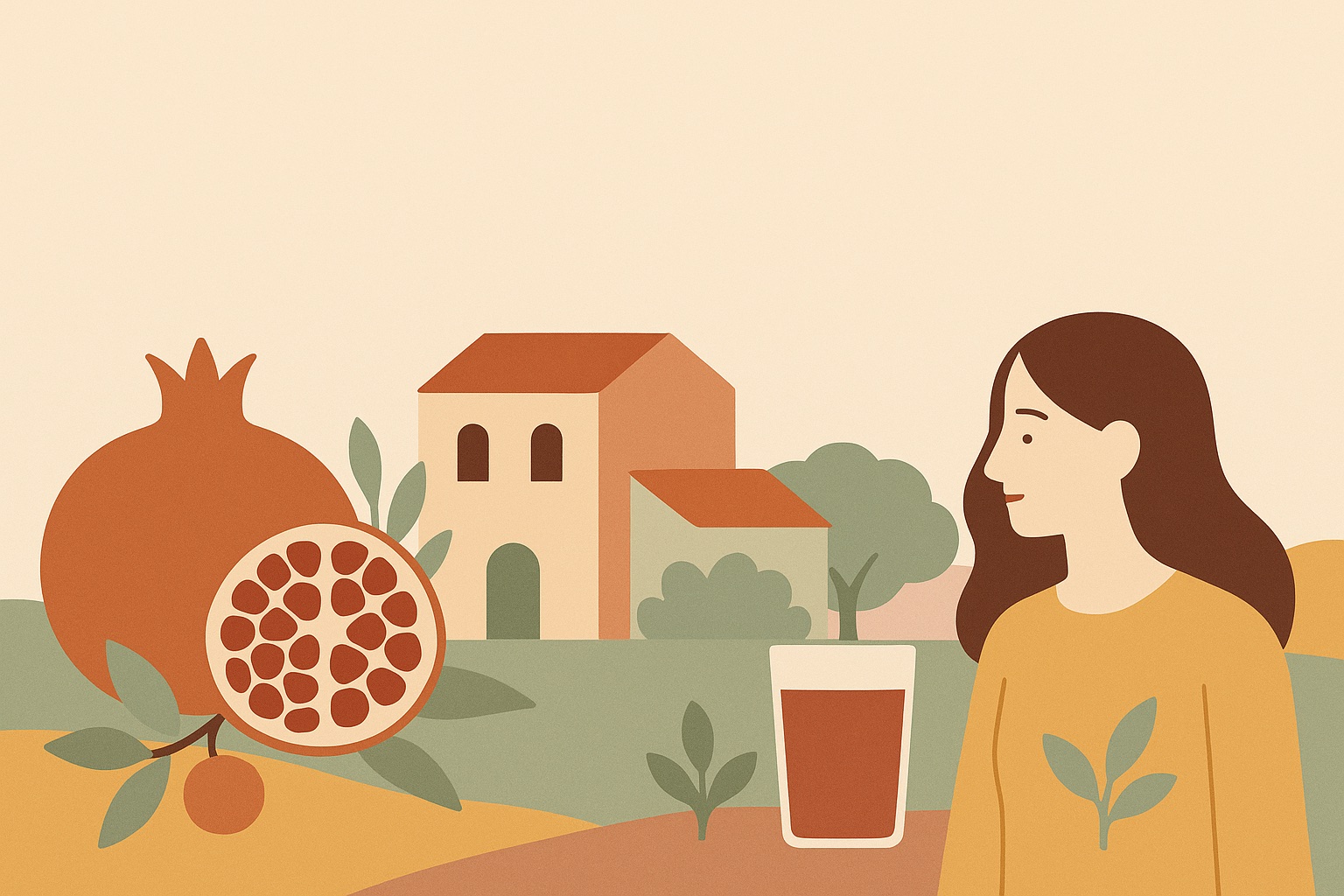Ilustración: Granada. Propiedades y beneficios