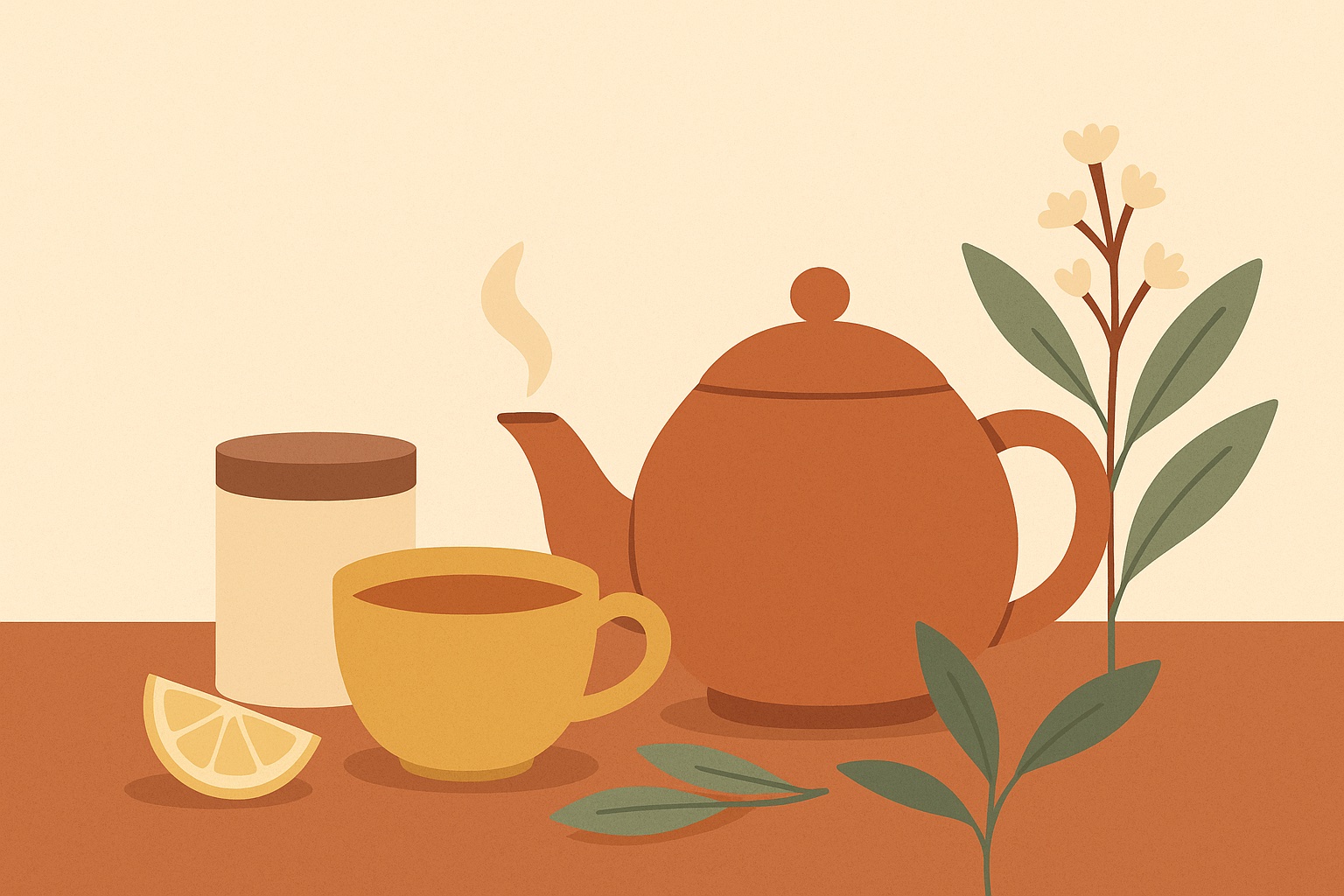 Ilustración: Tés e infusiones para la osteoporosis