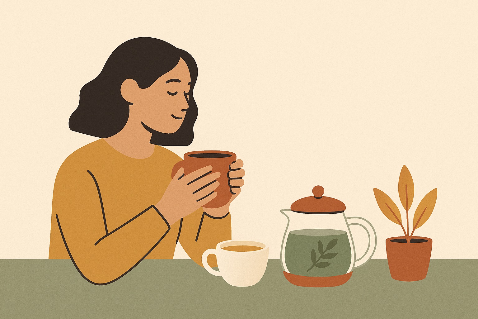Ilustración: Dime qué infusión o café tomas y te diré cómo eres
