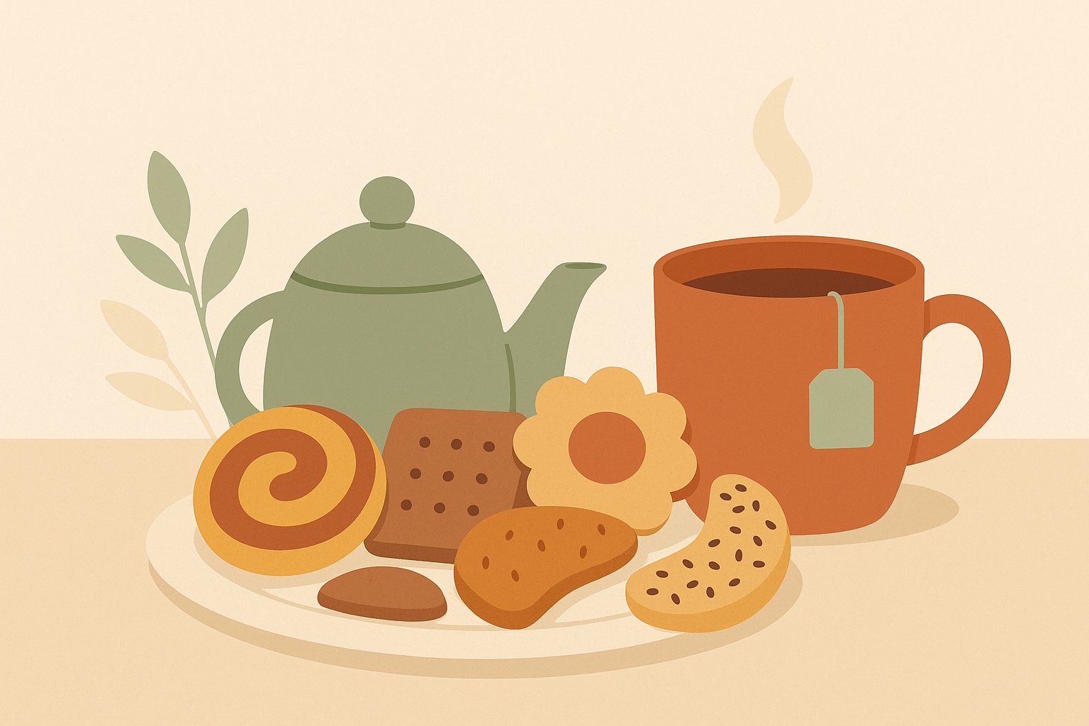 Ilustración: Recetas de pastas de té para acompañar tus infusiones favoritas