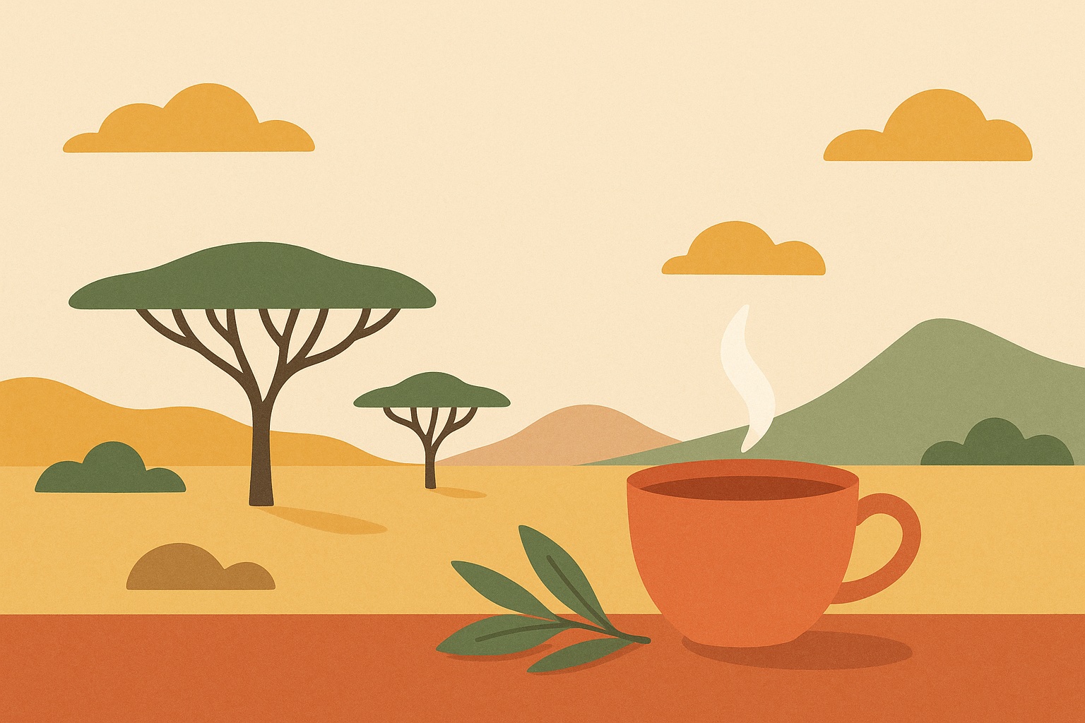 Ilustración: Té Rooibos, un paseo por África