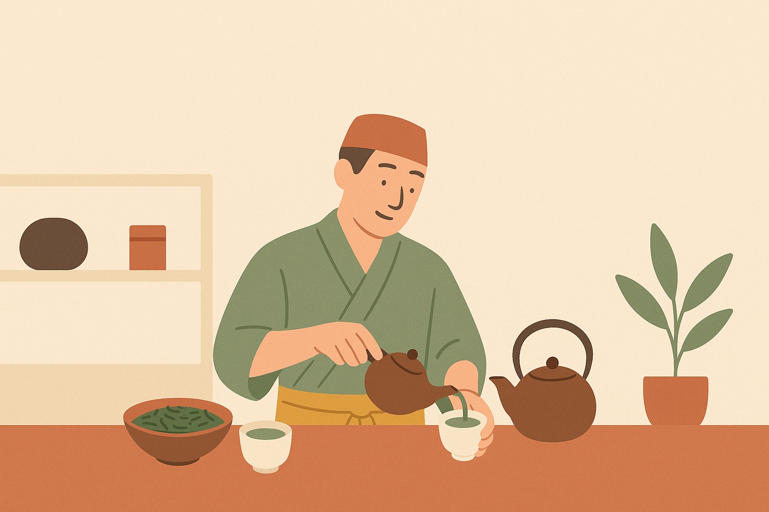 Ilustración: Thé Gyokuro : un traiteur japonais