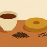 Ilustración de té rojo pu-erh — Aromas de Té