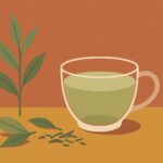 Ilustración de té verde — Aromas de Té