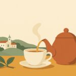 Ilustración: Tea with designation of Galician origin, in Pontevedra