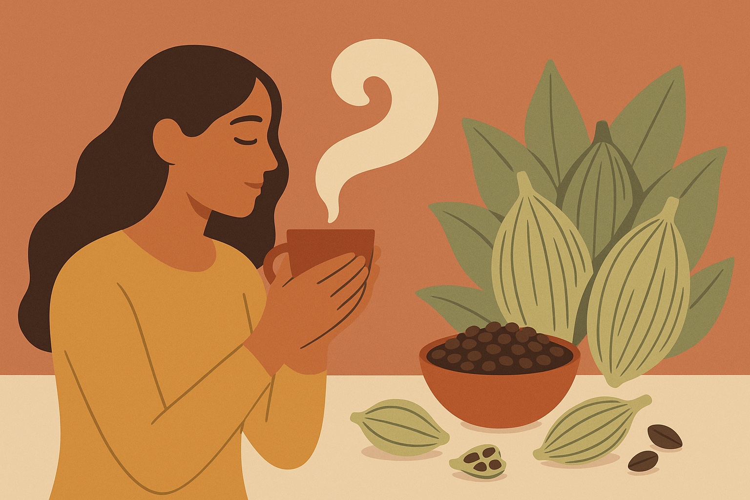 Ilustración: Beneficis de cardamom, tots els aromes i sabor