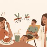 Ilustración: Enfermedades comunes del verano y consejos de salud