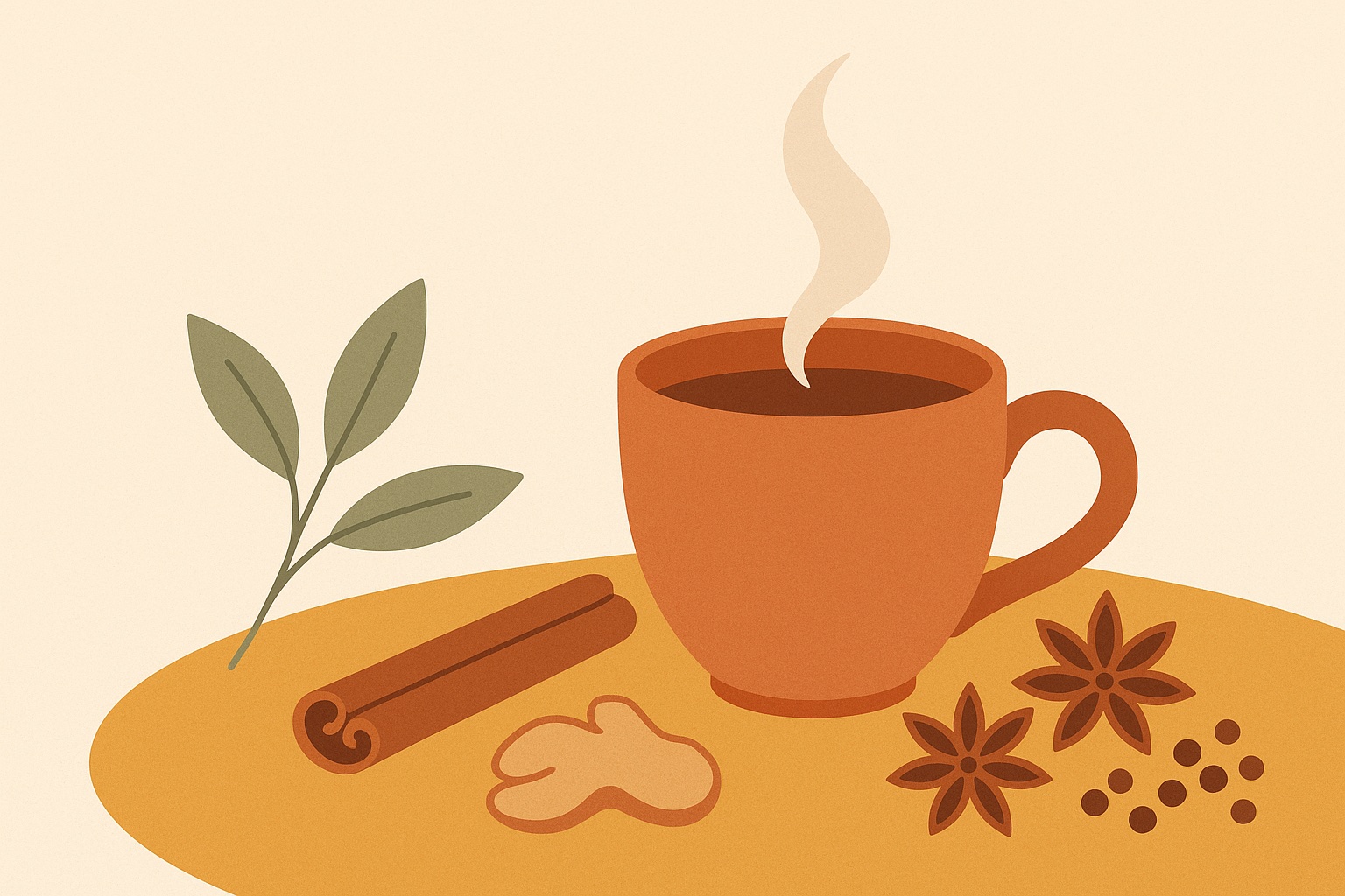Ilustración: Especias en el té: protege con ellas tu estómago