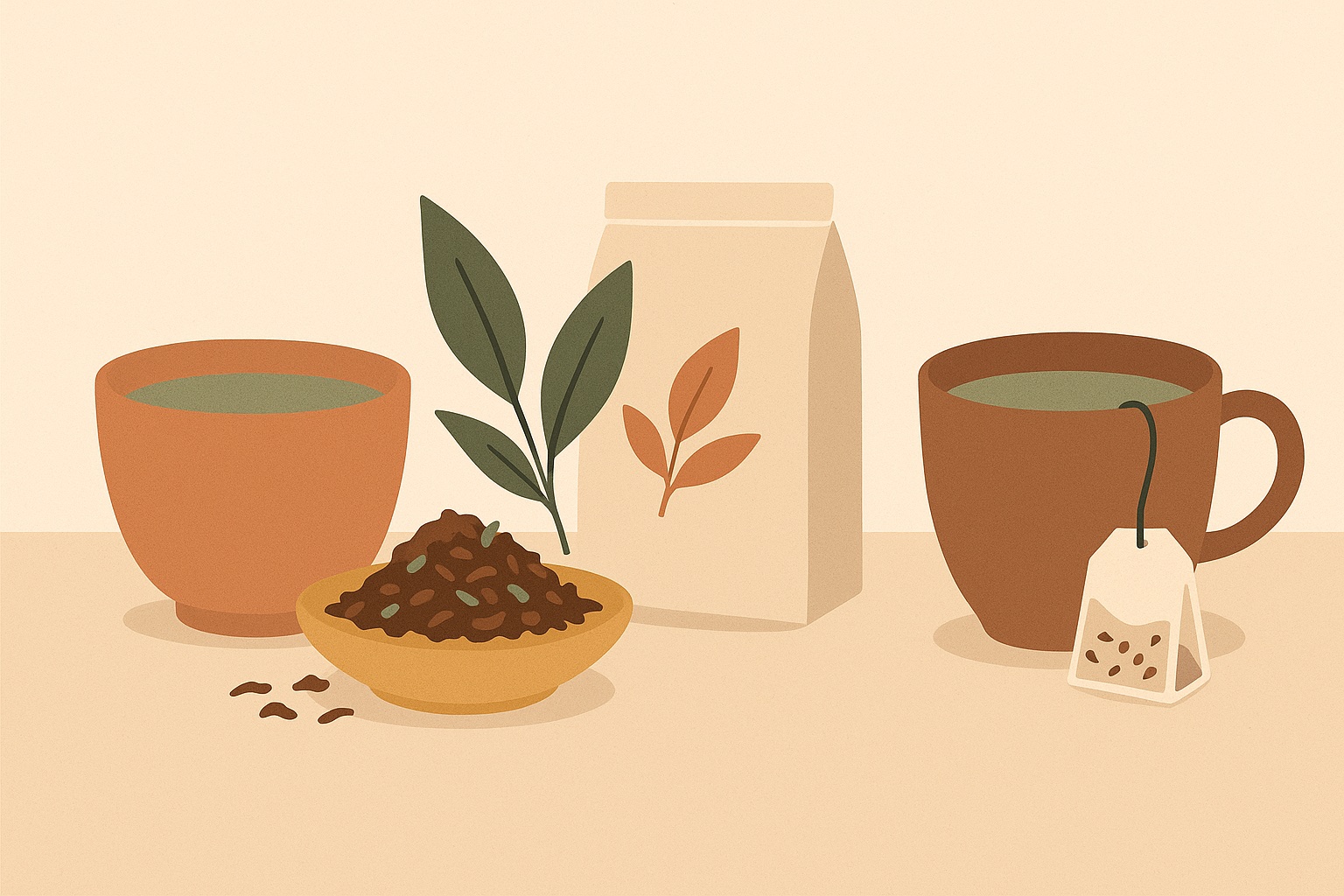 Ilustración: Té a granel o en bolsitas: principales diferencias. Y tú, ¿cómo lo prefieres?