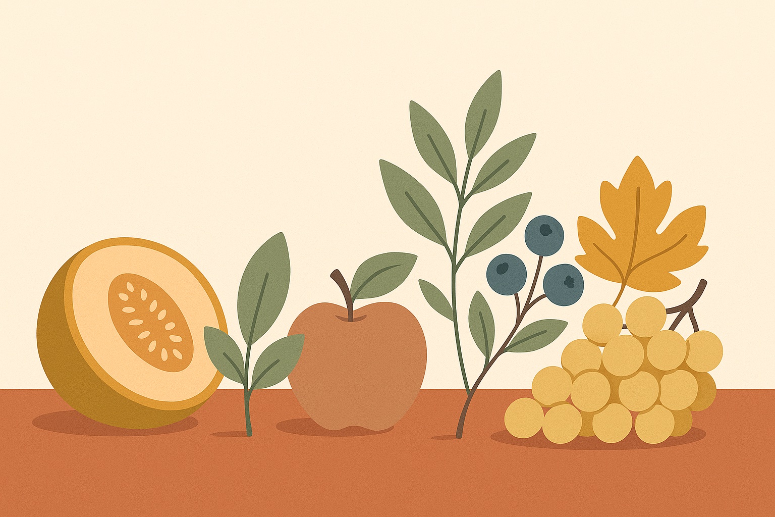 Ilustración: Frutas y plantas de agosto: benefíciate de sus propiedades