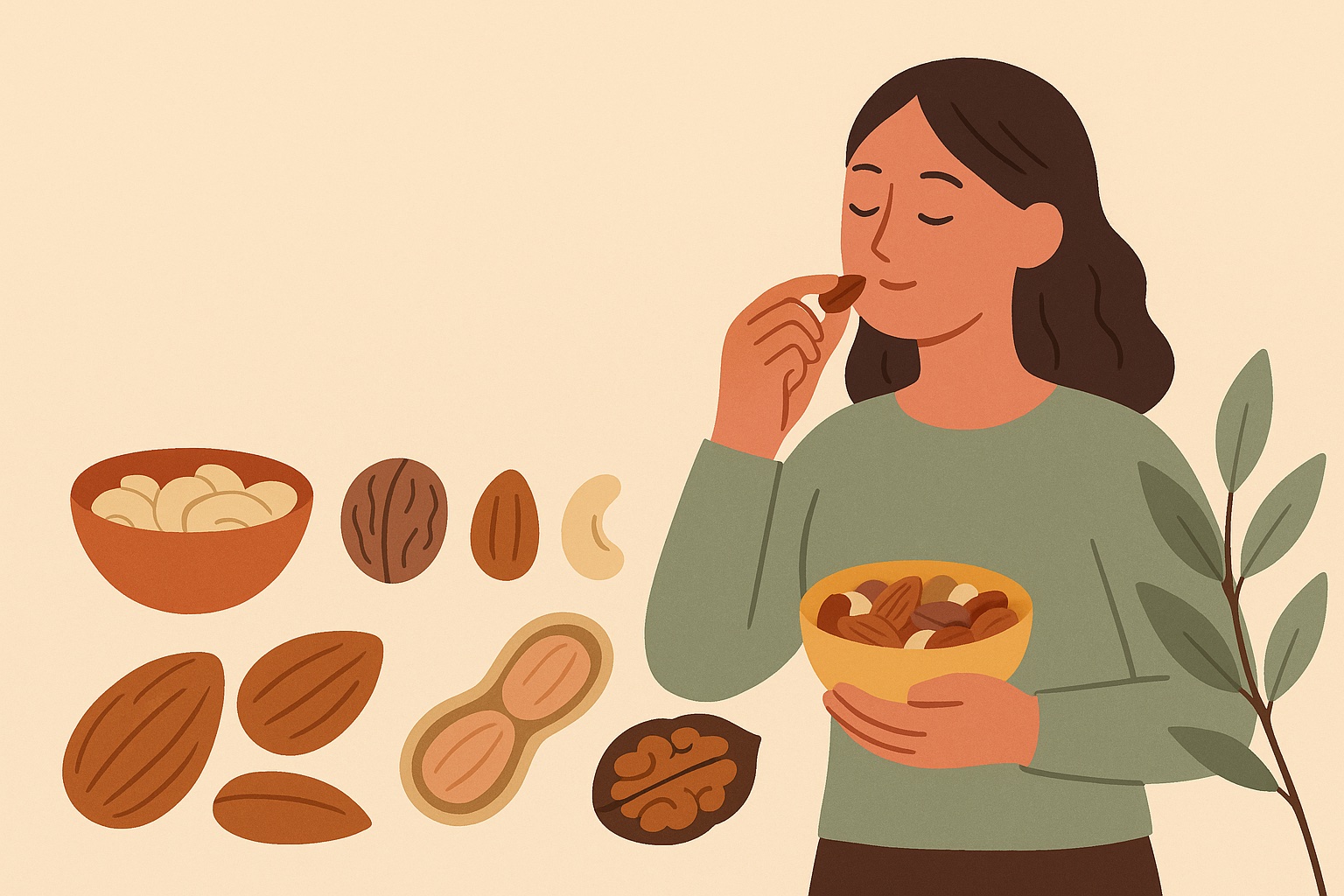 Ilustración: Frutos secos: propiedades, beneficios y consejos