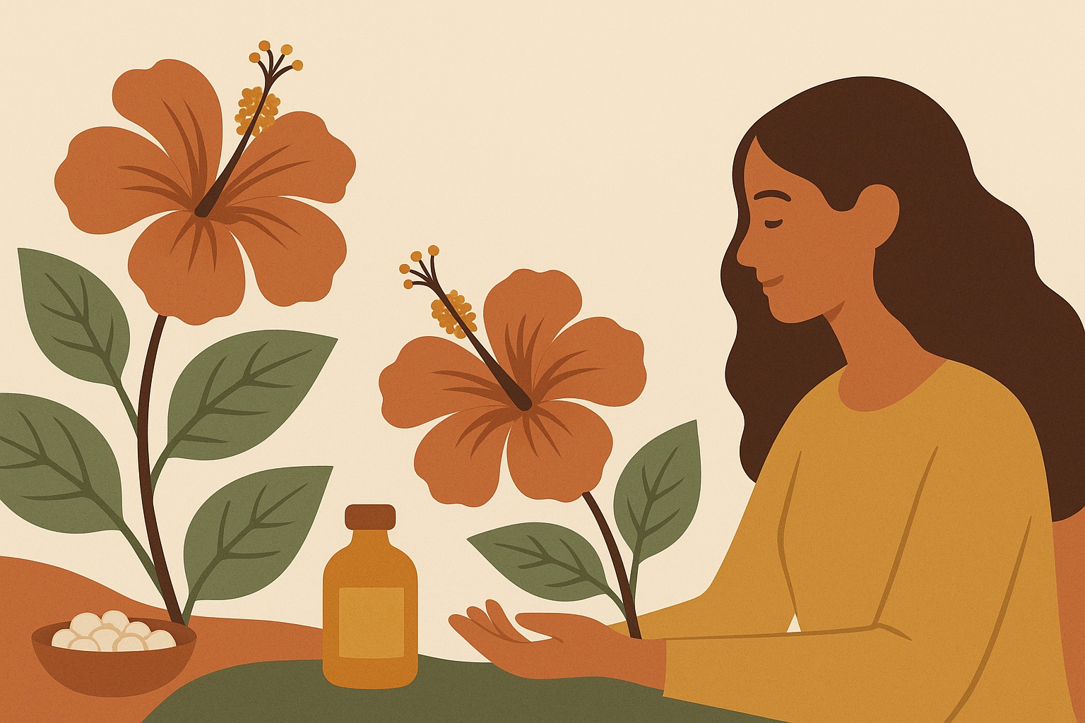 Ilustración: Hibiscos, molt més que una planta decorativa