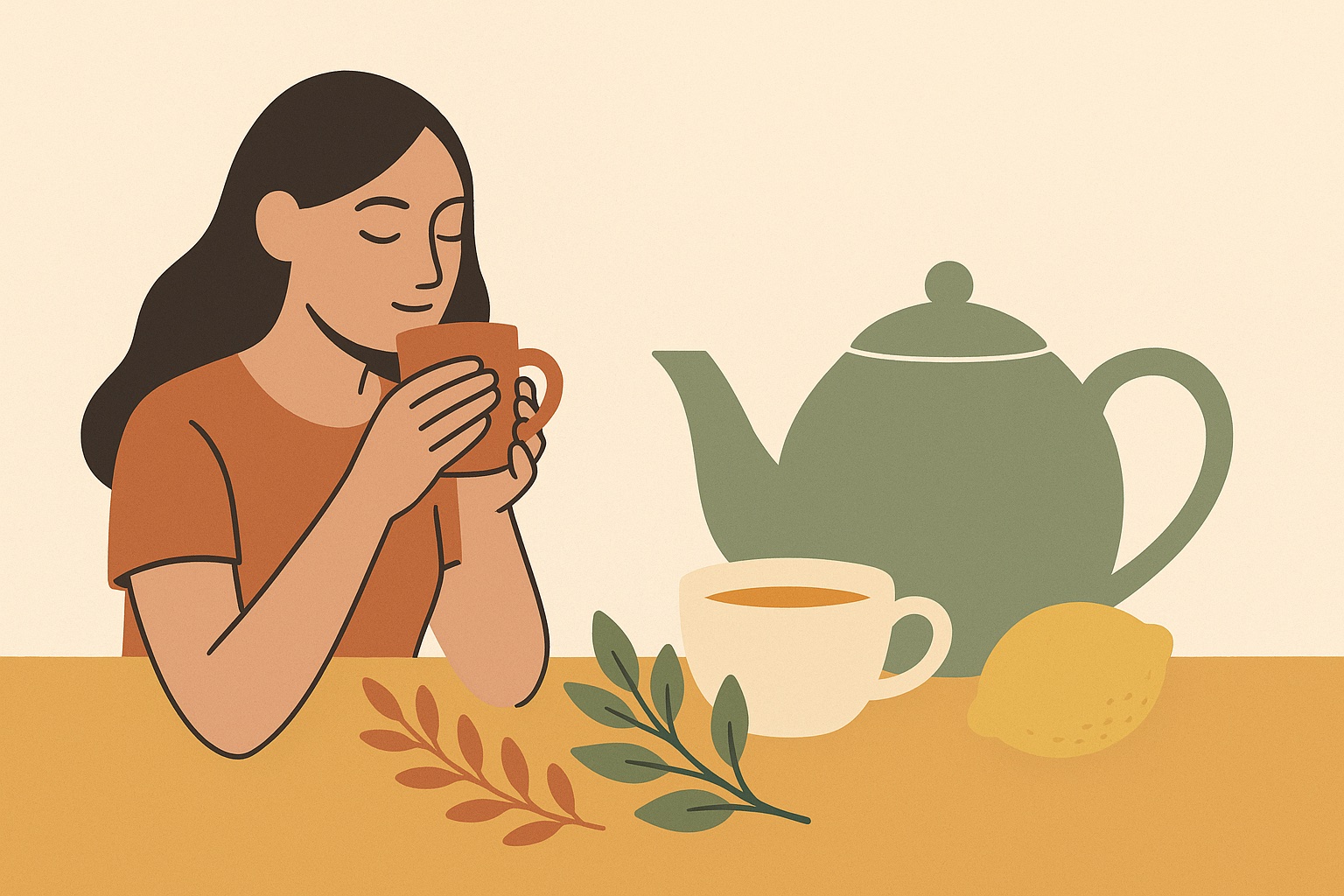 Ilustración: Infusiones que te ayudan a perder peso