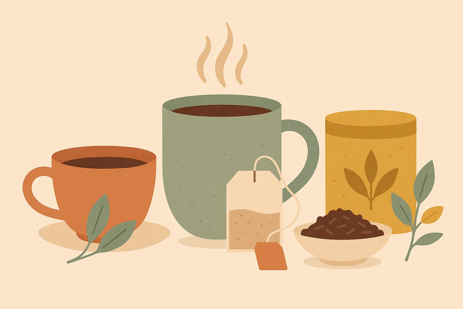Ilustración: Variedades de té para bajar de peso
