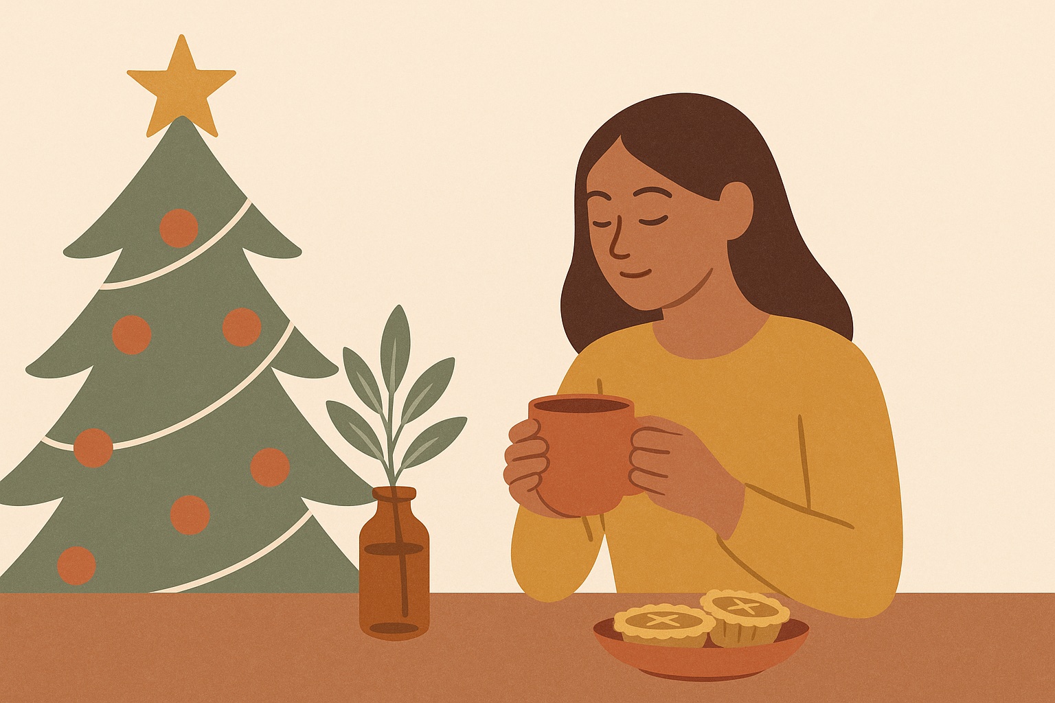 Ilustración: Plante digestive à Noël : alliées contre les excès