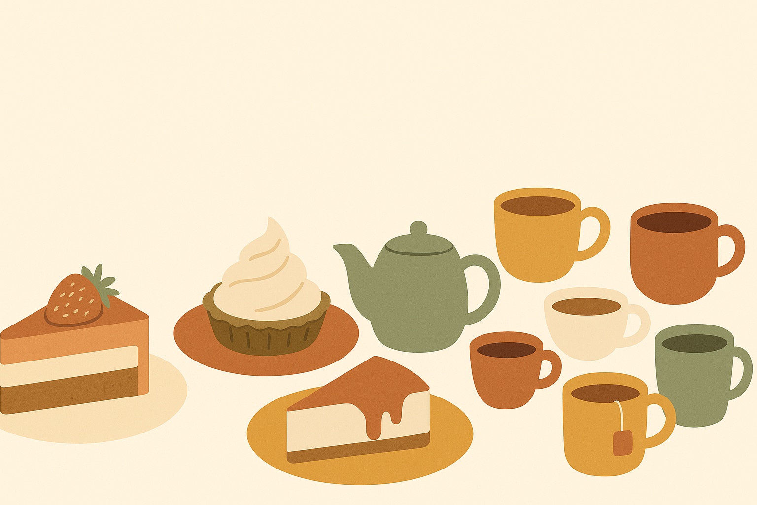 Ilustración: 3 recetas de postres fáciles y 9 infusiones para acompañarlos