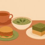 Ilustración: 2 recetas veganas elaboradas con té y una para acompañarlo