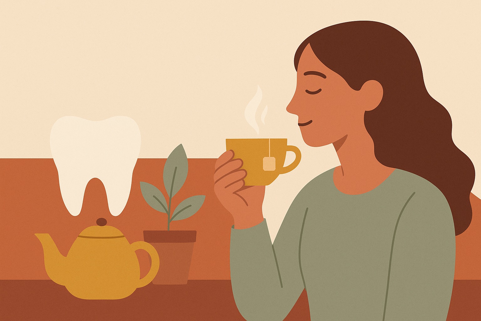 Ilustración: Cómo combatir los problemas bucodentales con tés e infusiones
