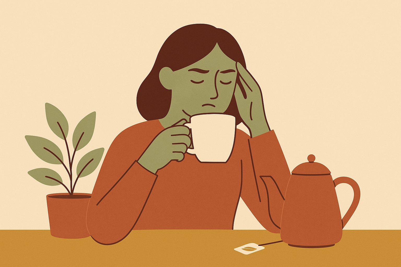 Ilustración: ¿Sufres estrés? El té y las infusiones pueden ayudarte