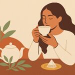 Ilustración: Thé blanc : douce, élégante et pleine de santé