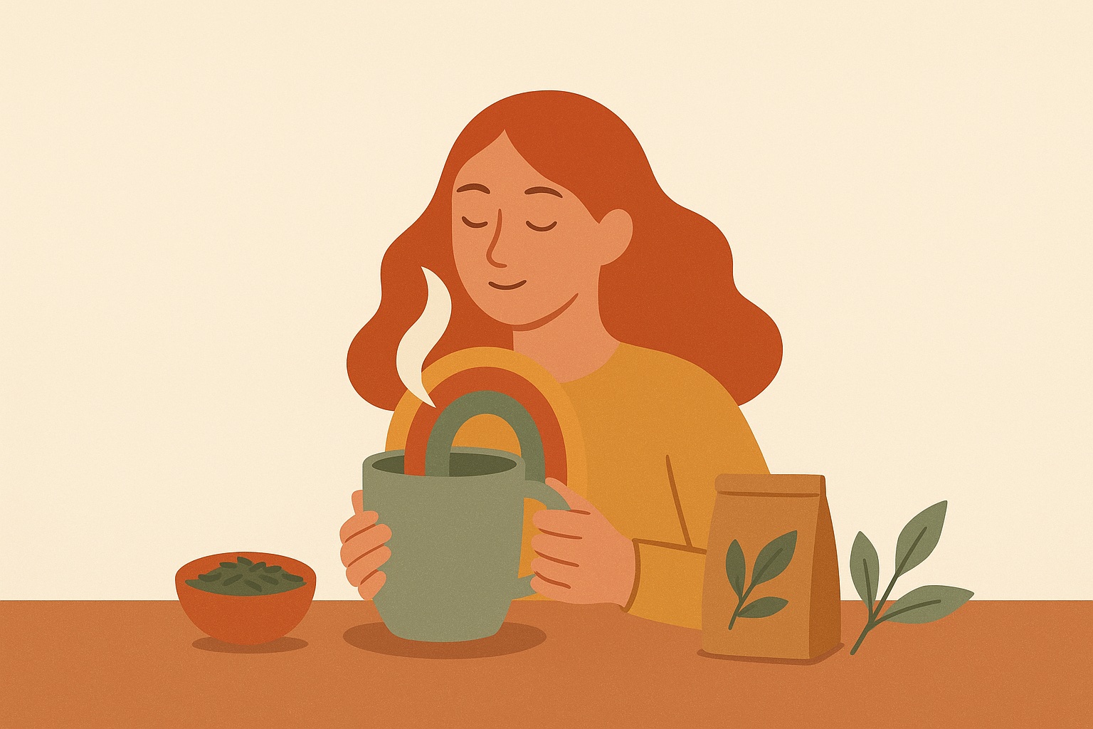 Ilustración: Té verde Arcoíris: dale alegría y sabor a tus días
