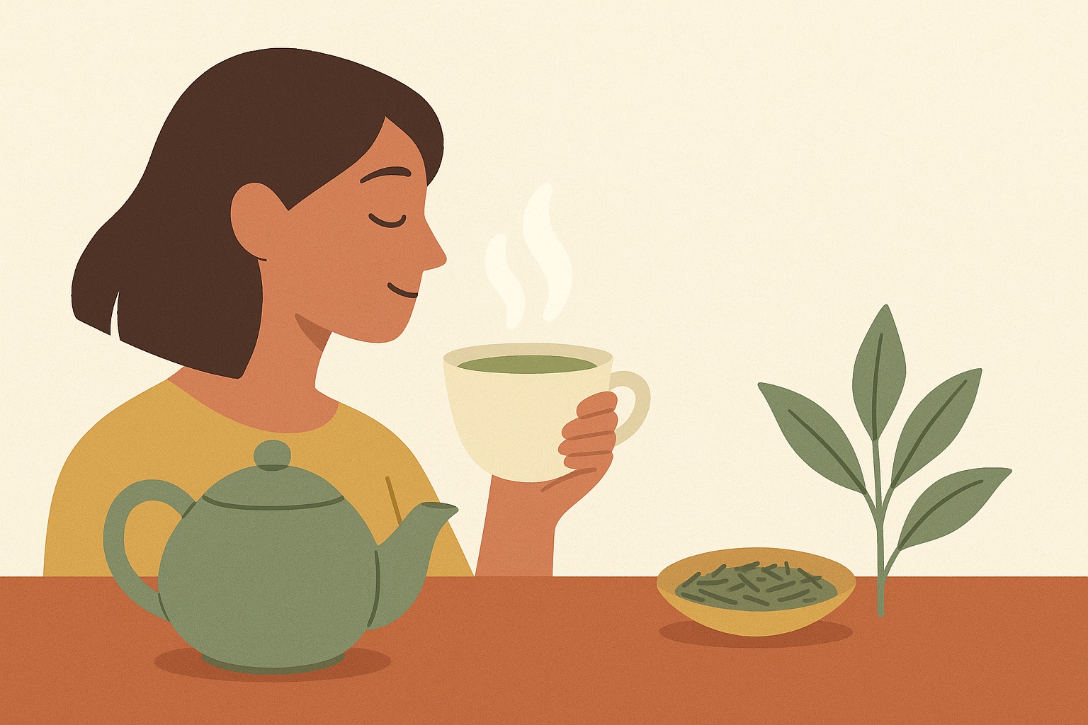 Ilustración: Descubre el Té verde Sencha