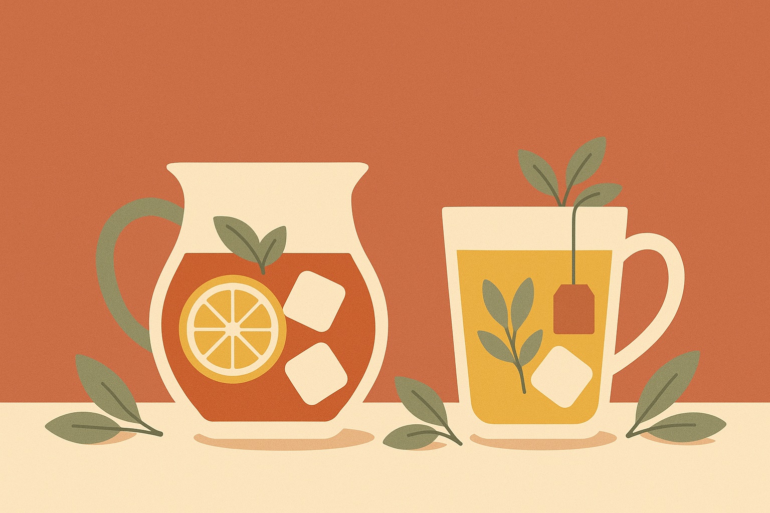 Ilustración: Tés e infusiones frescas para combatir el calor