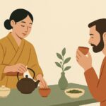 Ilustración: Aromas de Té invitado especial a la ceremonia del té de la chef japonesa, Yui Ishizuka